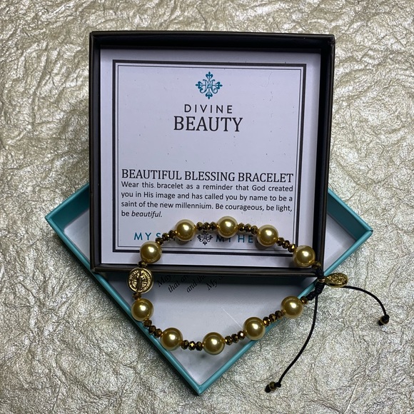 My Saint My Hero Jewelry - My Saint My Hero Bracelet Divine  Beauty Gold